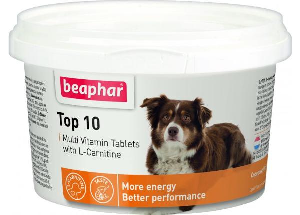 Ravintolisä Beaphar -Top 10 Multivitamiin Dog N180