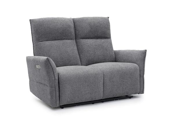 Recliner 2-paikkainen sohva Eleganz 2, tummanharmaa
