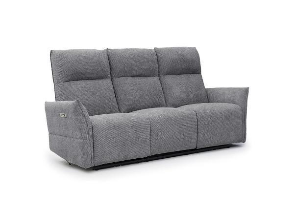 Recliner 3-paikkainen sohva Eleganz 3, tummanharmaa