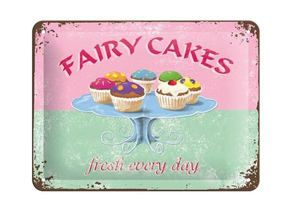 Retro juliste Fairy Cakes 15x20 cm