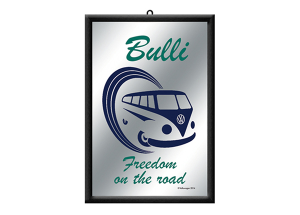 Retro mainospeili VW Bulli Freedom on the road