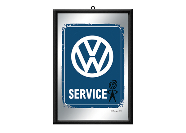 Retro mainospeili VW Service