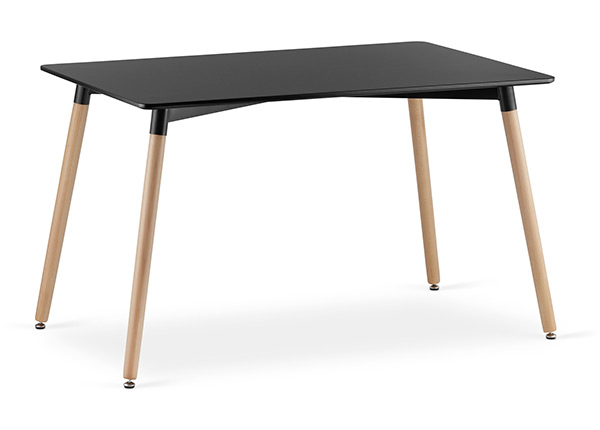 Ruokapöytä Adria 80x120 cm, musta