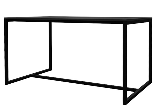 Ruokapöytä Lipp 140x90 cm, musta