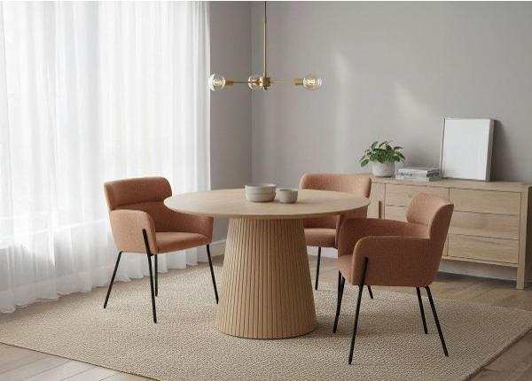 Ruokapöytä Mermin, Ø 120 cm