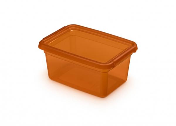 Säilytyslaatikko BaseStore 1,5 L, 14x19xh9 cm oranssi