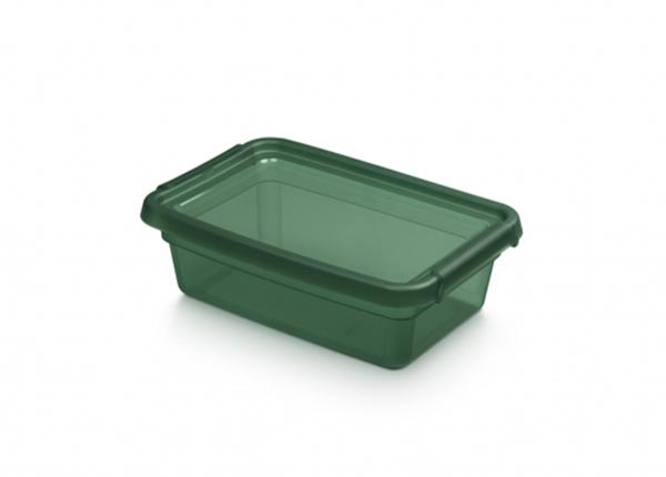 Säilytyslaatikko BaseStore 1,5 L, 14x19xh9 cm vihreä
