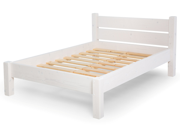 Sänky 120x200 cm, valkoinen