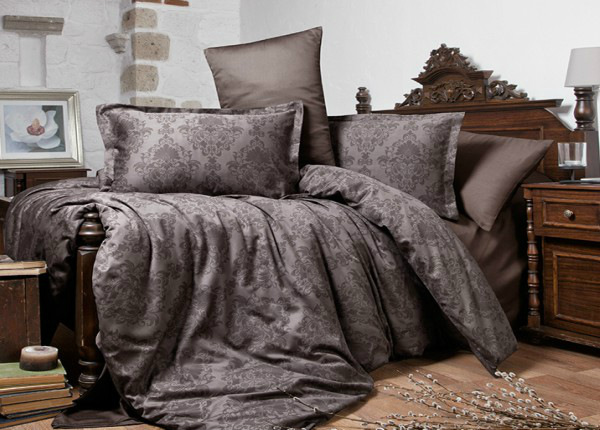 Satiinist voodipesukomplekt 2 tekikotiga Kavala 160x220 cm