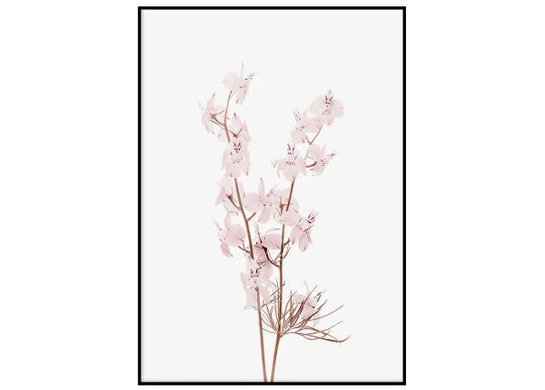 Seinäjuliste Pastelli kukka IV