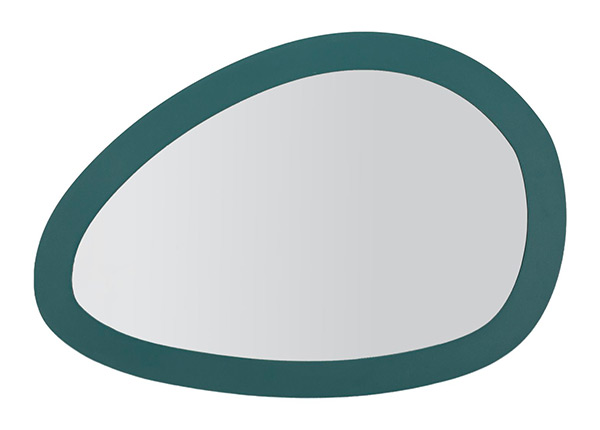 Seinäpeili 71x48 cm, sinivihreä