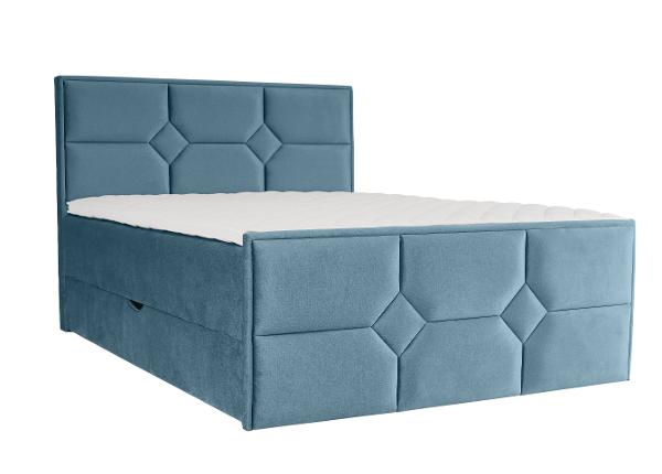 Sime Beds Континентальная кровать с ящиком для хранения Helena Mosaiik 140x210 см