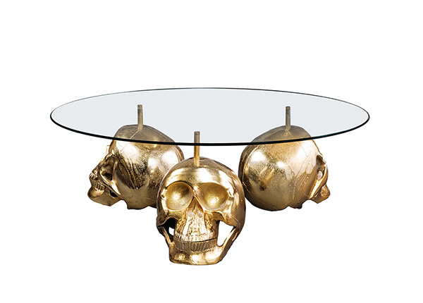 Sivupöytä Skull Ø 90 cm