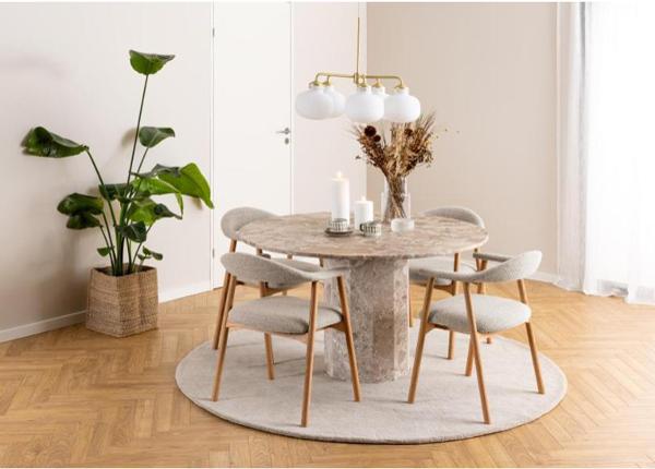 Söögilaud marmorist Nex Ø 130 cm