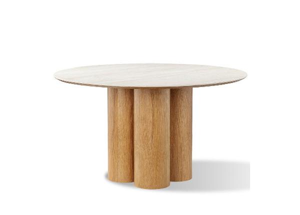 Söögilaud Oliin D120, tamm/helebeež