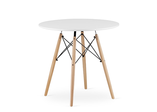 Söögilaud Todi Ø80 cm, valge