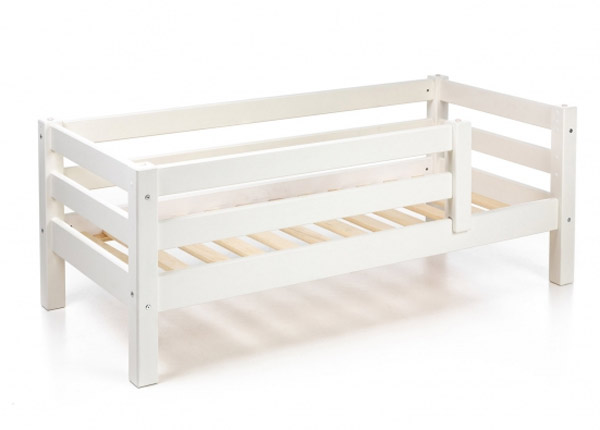 Suwem massiivipuinen sänky turvalaidoilla Liisa turvalaidalla 70x160 cm