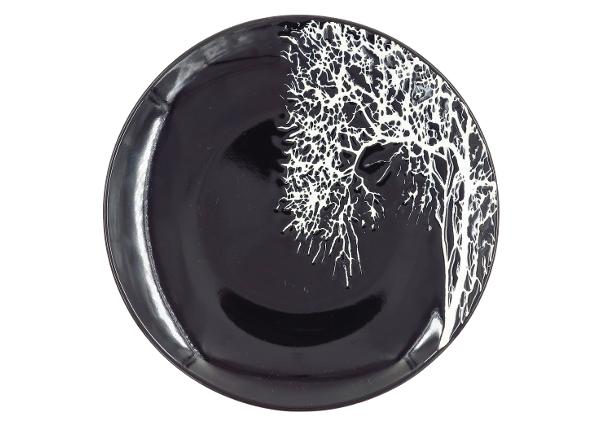 Taldrik Puu 20 cm, must