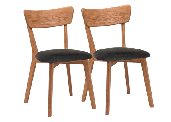 Tammepuidust tool Dora lakitud, 2 tk