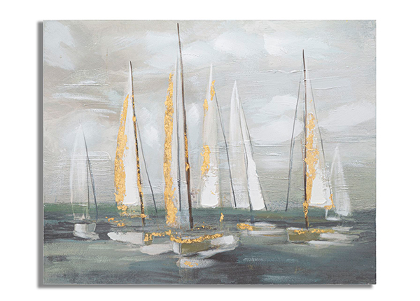 Taulu Gold Boat 100x80 cm