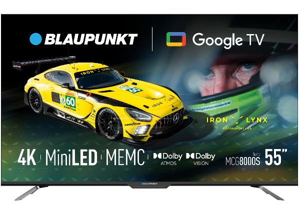 Teler Blaupunkt 55" (139cm) 4K Ultra HD MiniLED Google TV, Dolby Vision, Dolby Atmos
