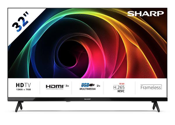 Teler Sharp 32" (80 cm) LED HD-Ready, Active Motion, DolbyAudio
