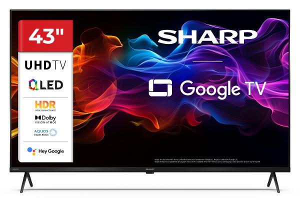Teler Sharp 43" (108 cm) QLED 4K Ultra HD Google TV, Dolby Vision, Dolby Atmos