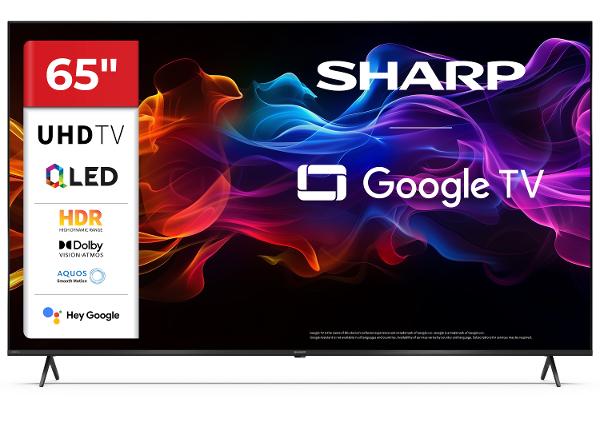 Teler Sharp 65" (164 cm) QLED 4K Ultra HD Google TV, Dolby Vision, Dolby Atmos