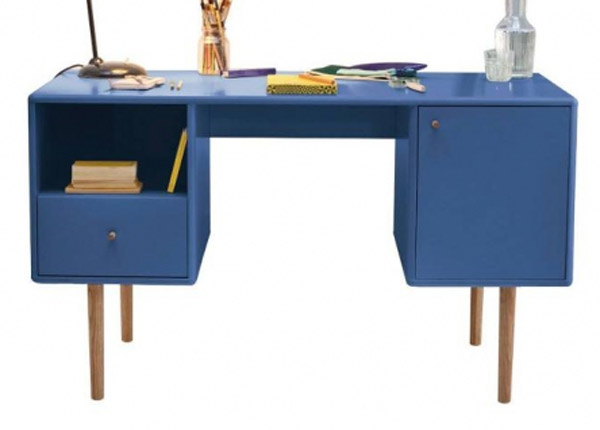 Tenzo koulupöytä Color Living sininen