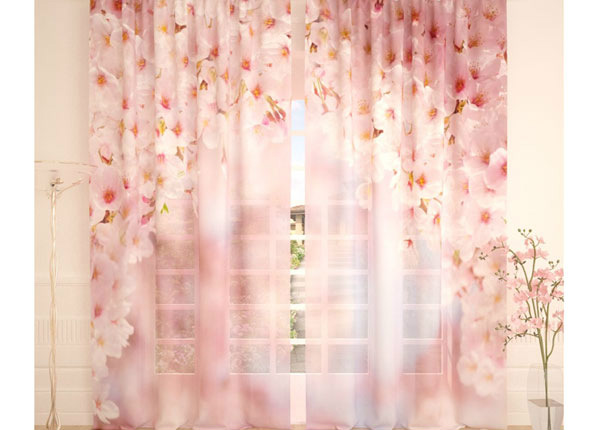 Tüllkardin Pink Sakura 400x260 cm