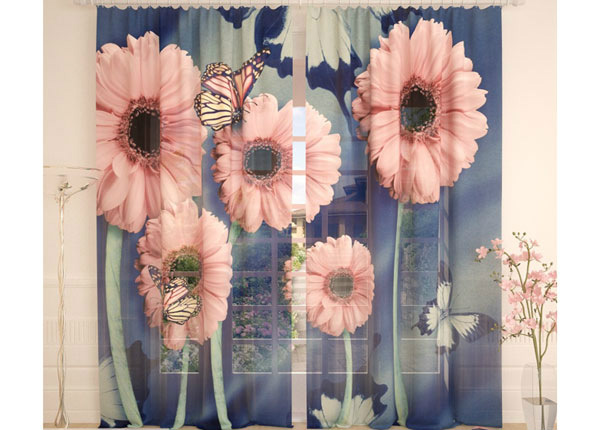 Tüllkardin Pink Summer 400x260 cm