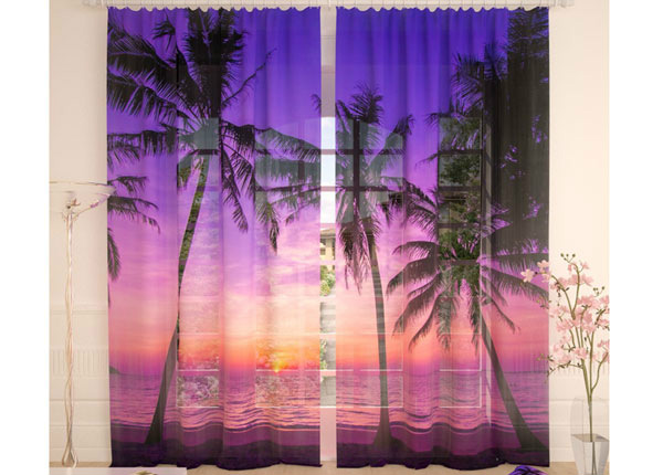Tüllkardin Purple Sunset 400x260cm