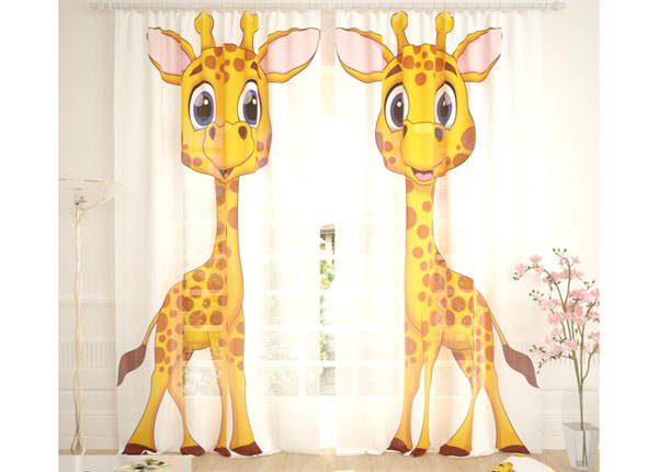 Tüllkardin Two Giraffes 400x260 cm