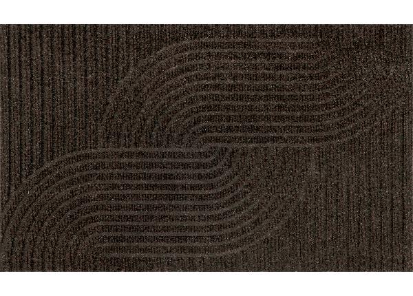 Uksematt Dune Loop dark brown 45x75 cm
