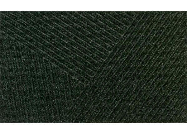 Uksematt Dune Stripes midnight green 45x75 cm