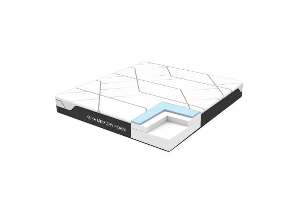 Vaahtomuovipatja Kuka Memory Foam 90x200xH20 cm