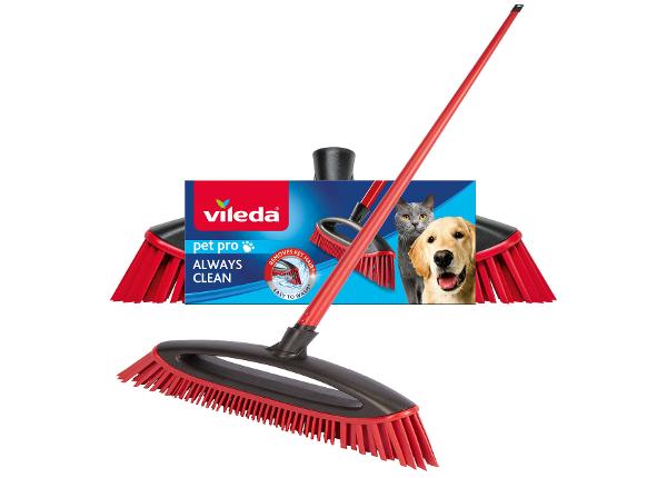 Vileda Pet Pro Always Clean lattiaharja + teleskooppivarsi