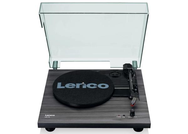 Vinüülplaadimängija 2 kõlariga Lenco LS10BK, must