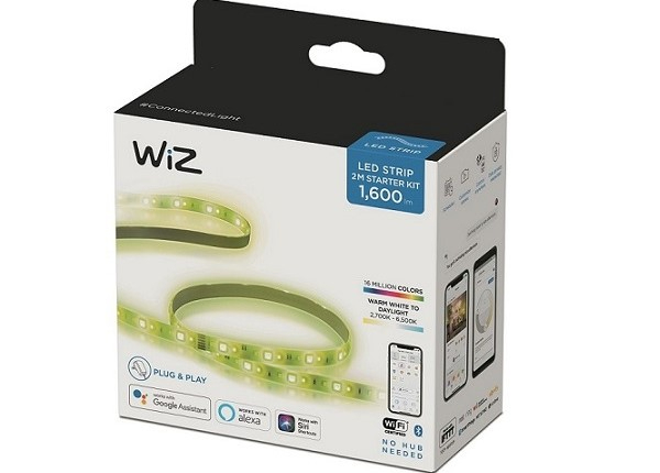 Wiz Wi-Fi LED valonauha 2 m 1600lm RGB 2200-6500K