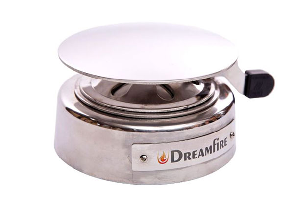 Верхняя заслонка Dreamfire® из нержавеющей стали Smokey II Ø 15 см
