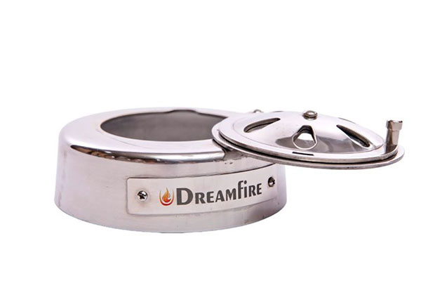 Верхняя заслонка Dreamfire® из нержавеющей стали Trendy Ø 15 см