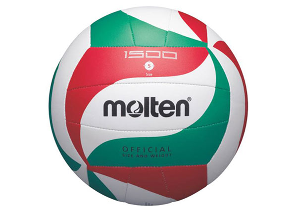 Волейбольный мяч V5M2000-L искусственная кожа бело-зелено-красный Molten