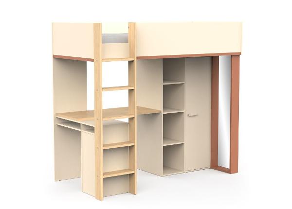 Высокая кровать Camillia 90x200 см