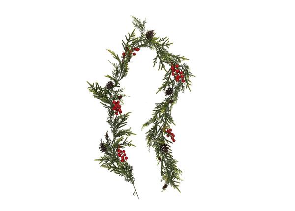 Гирлянда Greenland, 180 см, с ягодами