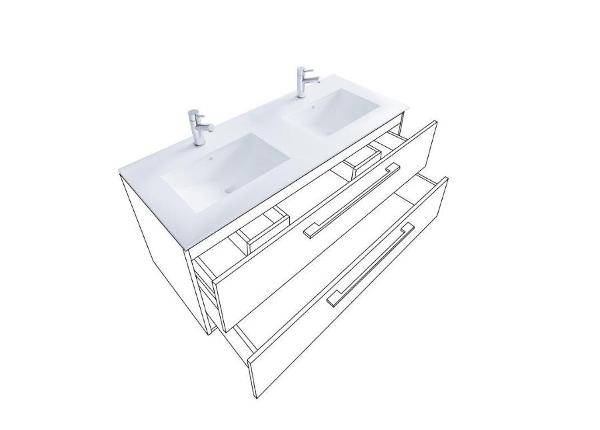 Двойная раковина для ванной