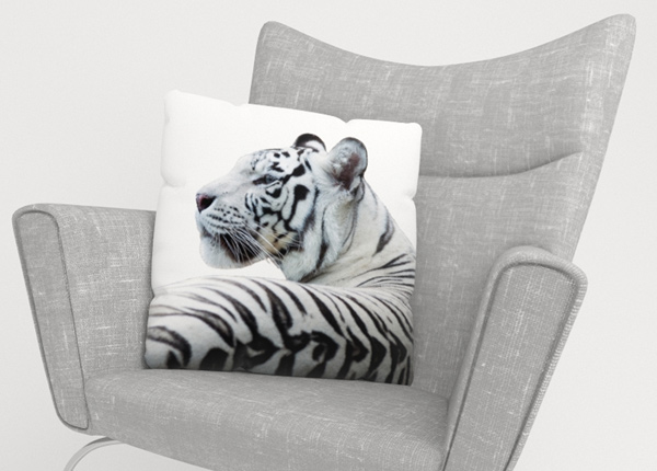 Декоративная наволочка White Tiger 40x40 см