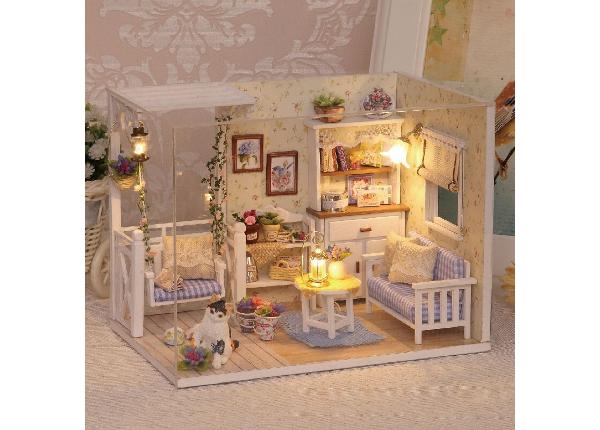 Деревянная кукольная комната + мебель DIY