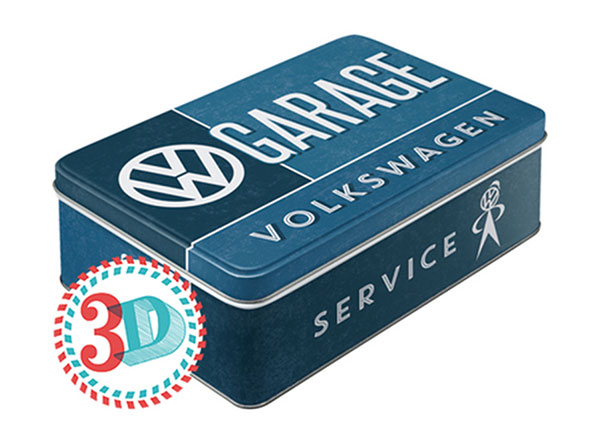 Жестяная коробка 3D VW Garage 2,5 л