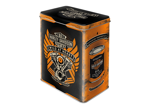 Жестяная коробка Harley-Davidson Wild at Heart 3 л