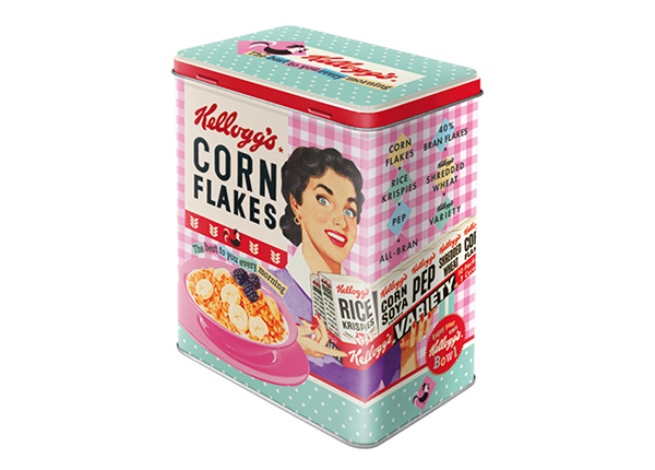 Жестяная коробка Kellogg's Corn Flakes The best to you every morning 3 л